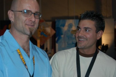 Jon_Dough,_Michael_Stefano_at_2005_AEE_Thursday_2